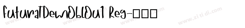 FuturaTDemOblOu1 Reg字体转换